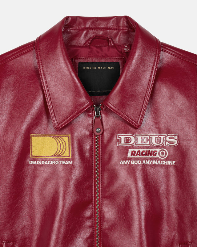 Chaqueta de cuero W. Enduro - Roja
