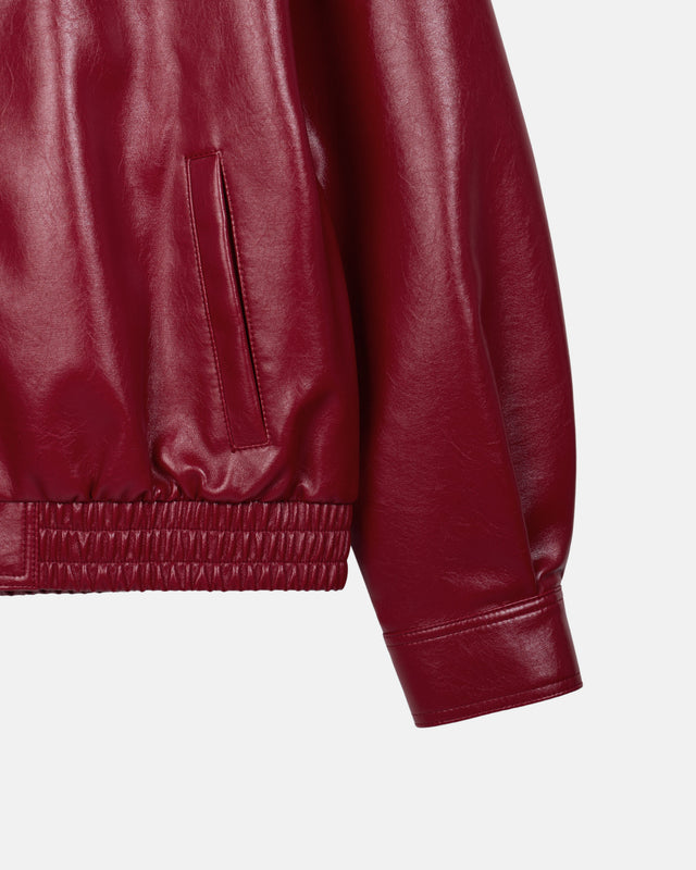 Chaqueta de cuero W. Enduro - Roja