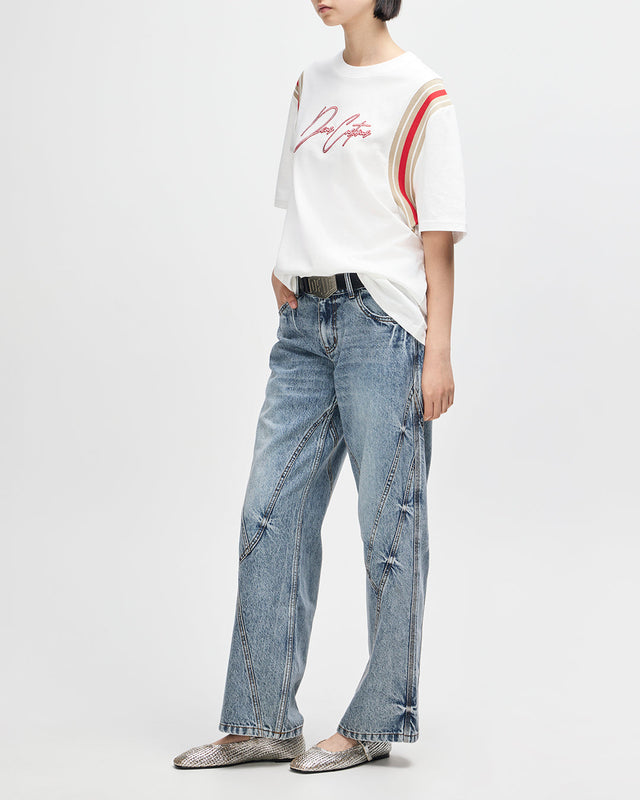 Camiseta Debute - Blanco Antiguo