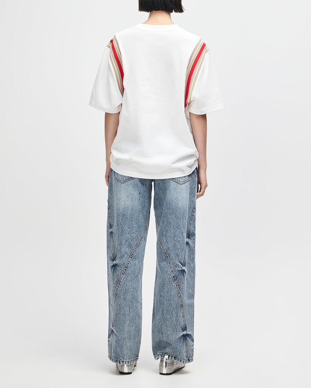 Camiseta Debute - Blanco Antiguo