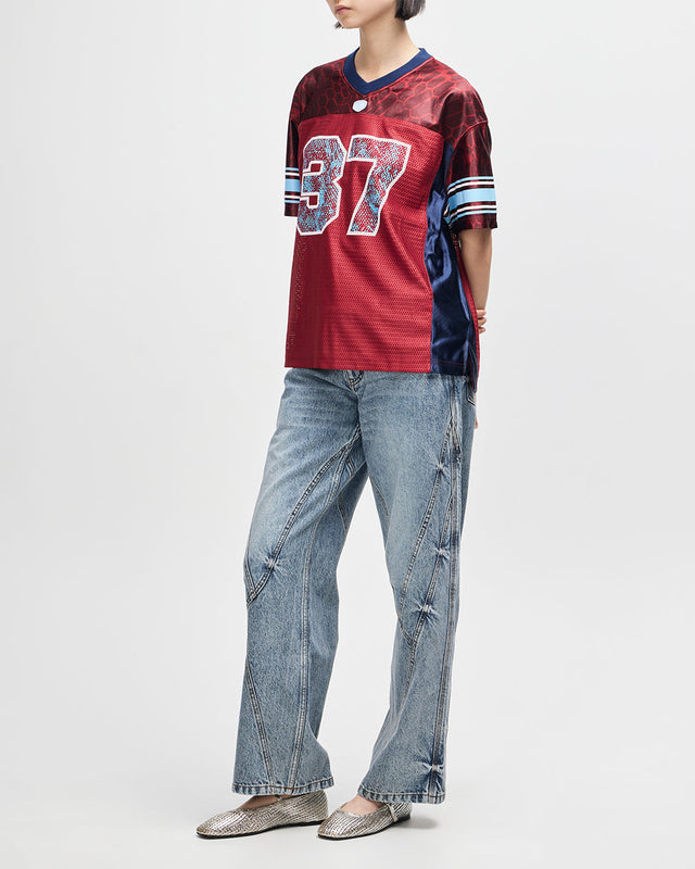 Cresto #37 Top - Burgundy