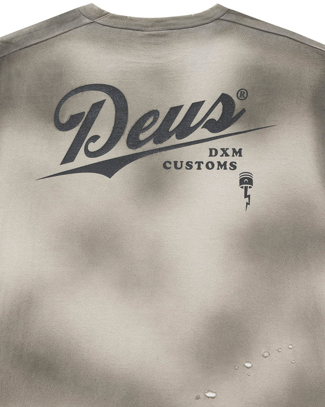 Deus Ex Machina - Damaged Dyed Tee - Beige