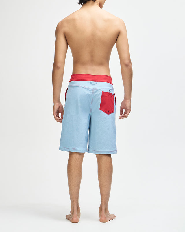 Long Boardshort - Glacier Blue