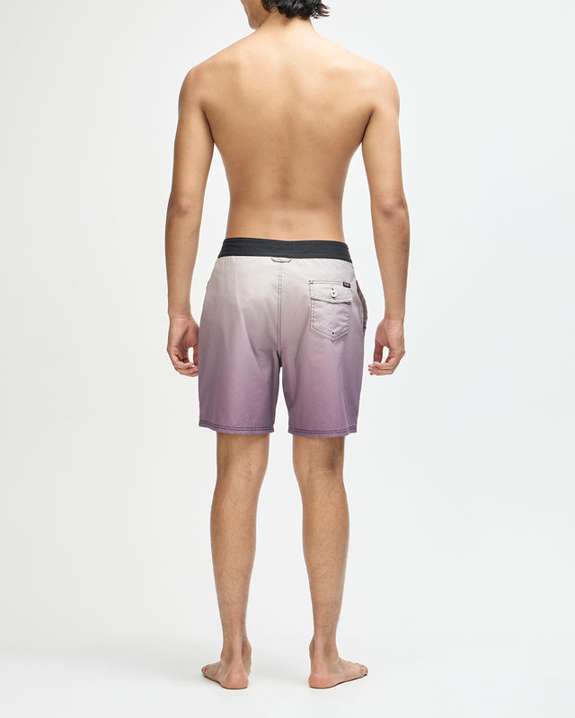 Aerial Boardshort - Grape Gradient