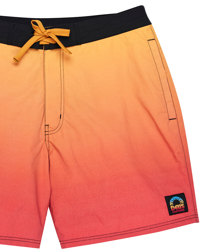 Aerial Boardshort - Red Gradient
