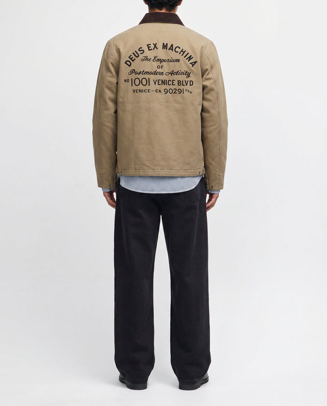 Address Workwear Jacket - Olive Green