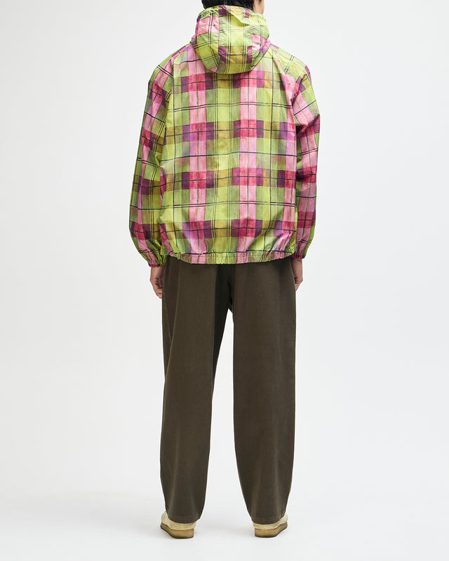 Master Stroke Anorak (Check) - Olive Check