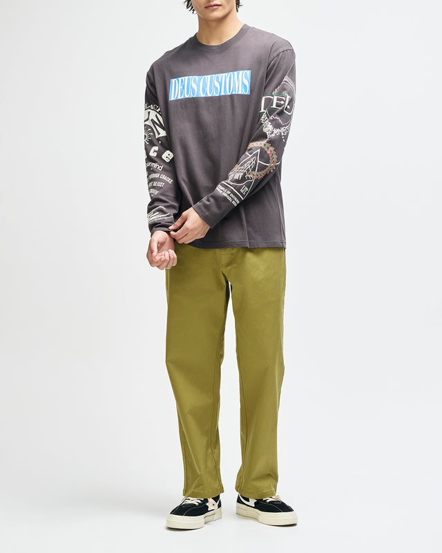 Sundance Ls Tee - Anthracite Grey
