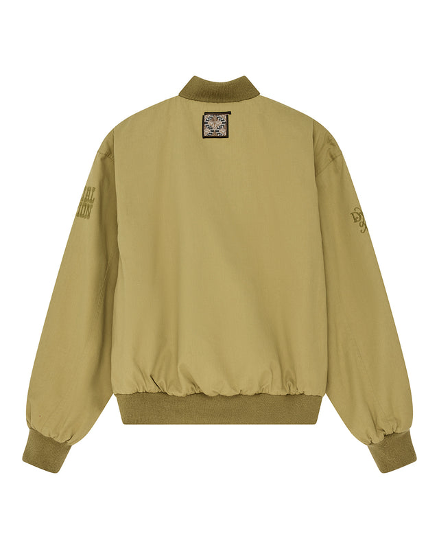 Pendula Reversible Jacket - Willow Green-Blanket Red
