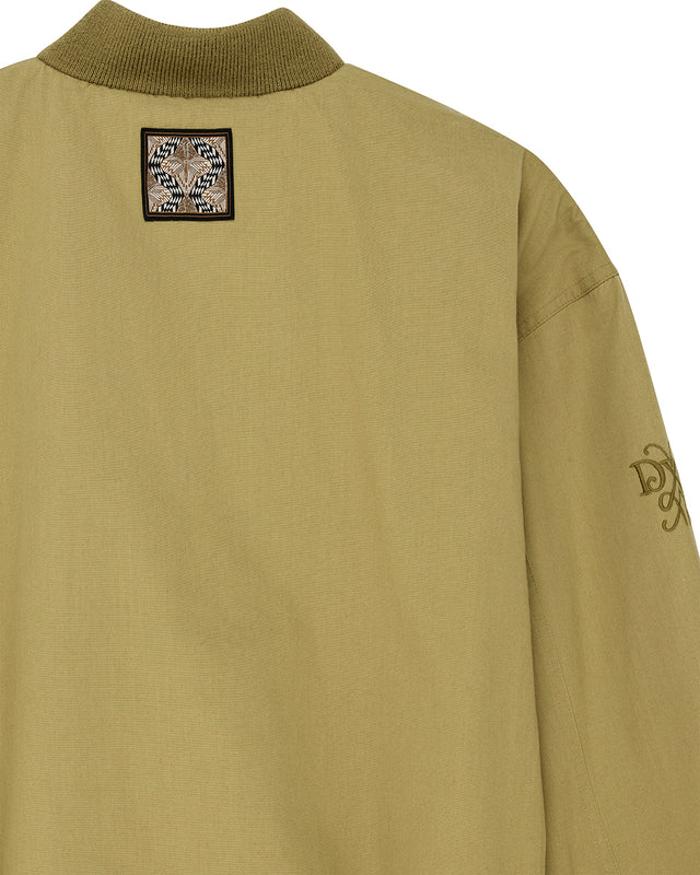 Pendula Reversible Jacket - Willow Green-Blanket Red