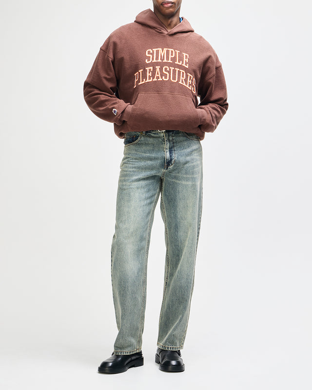 Unfinished Hoodie - Downtown Brown