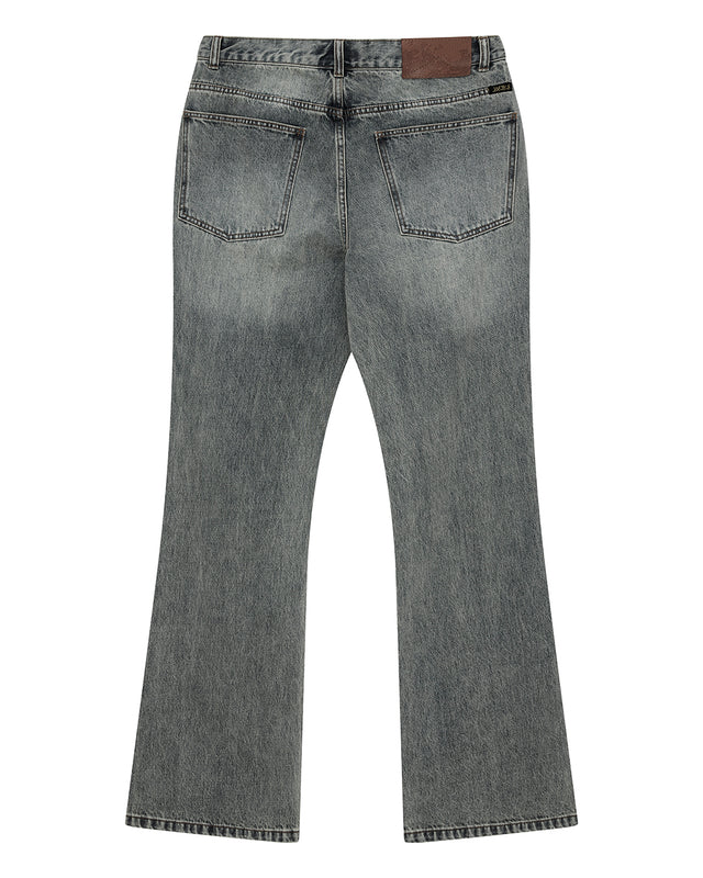 Curve Line Bootcut Jean - Dirty Denim