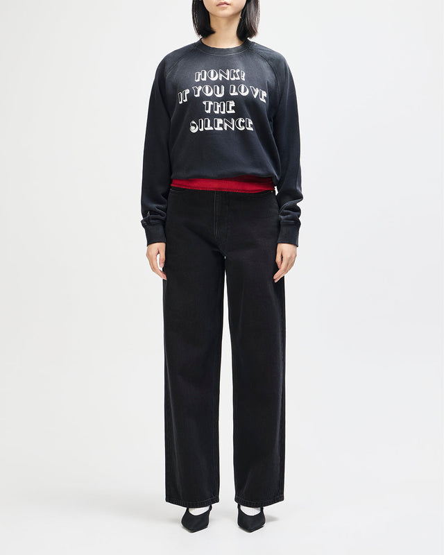 Honk! Crew Neck - Black Beauty