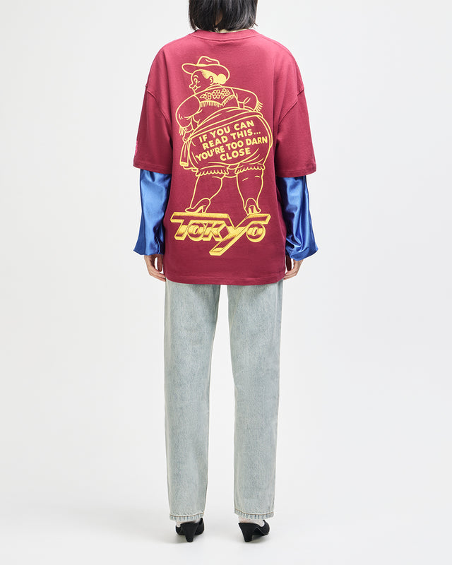 Bloomers Os Tee - Biking Red