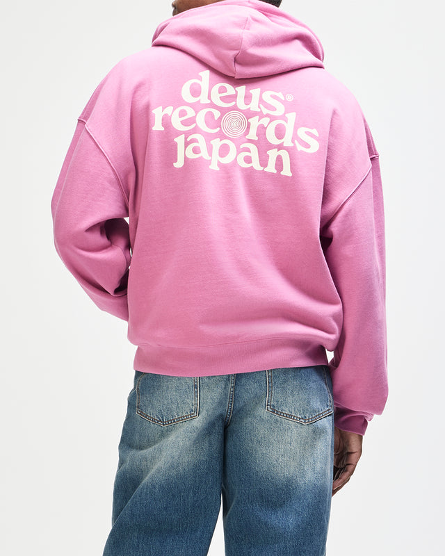 Strata Zip Hoodie - Red Violet