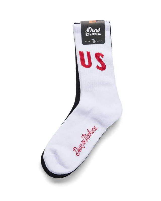 D263WAC841-RangerSocks-TwinPack-White-Black