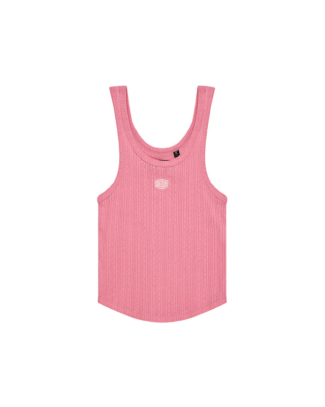 June Pointelle Shield Tank - Prism Pink