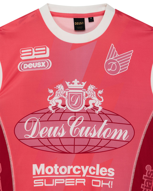 Project Mayhem Moto Tank - Cherry