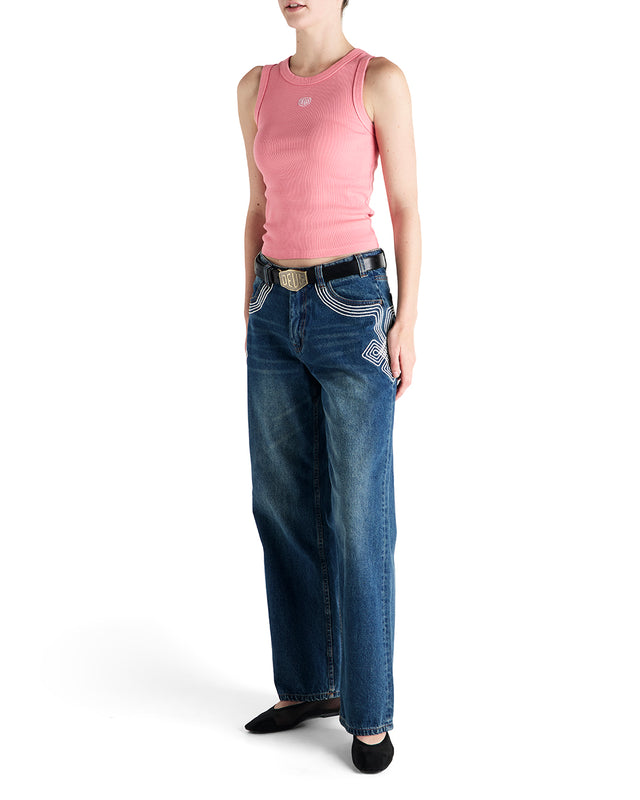 Shield Tank - Mauve Glow