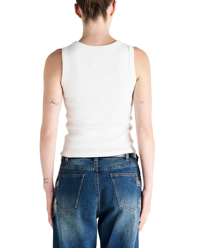 Shield Tank - Vintage White