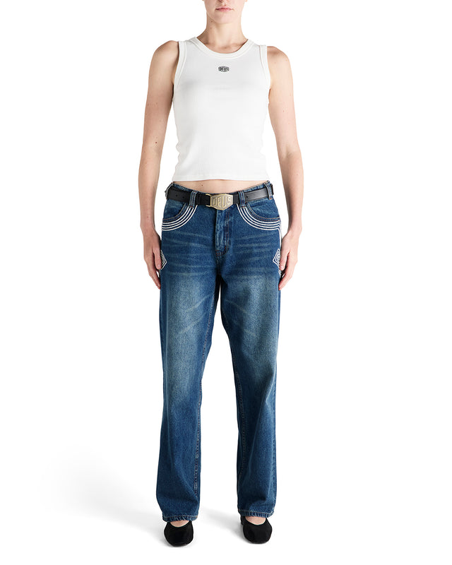 Shield Tank - Vintage White