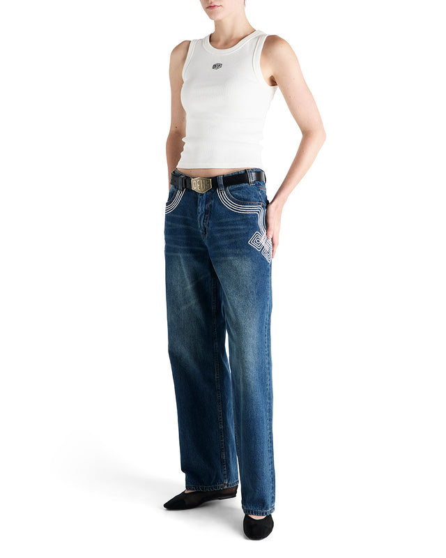 Shield Tank - Vintage White