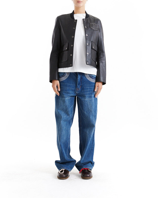 Norton Leather Jacket - Black