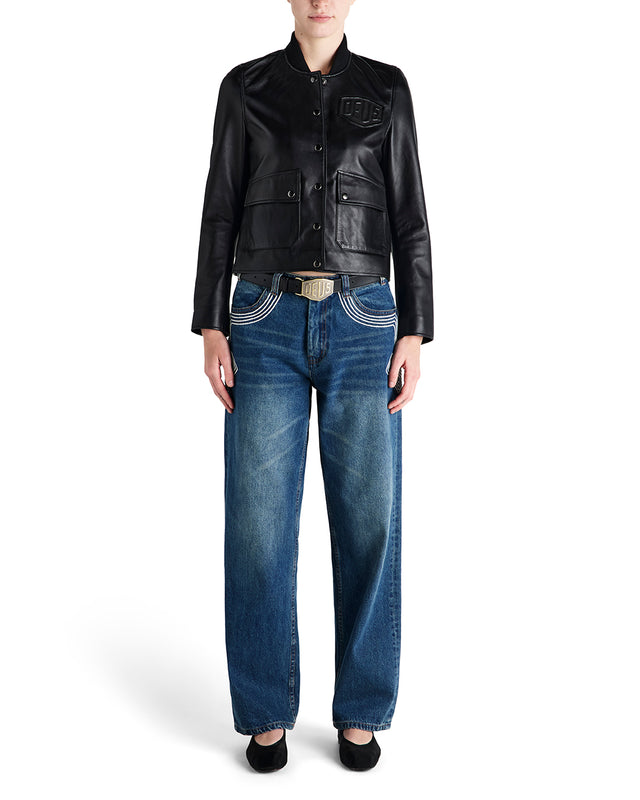 Norton Leather Jacket - Black