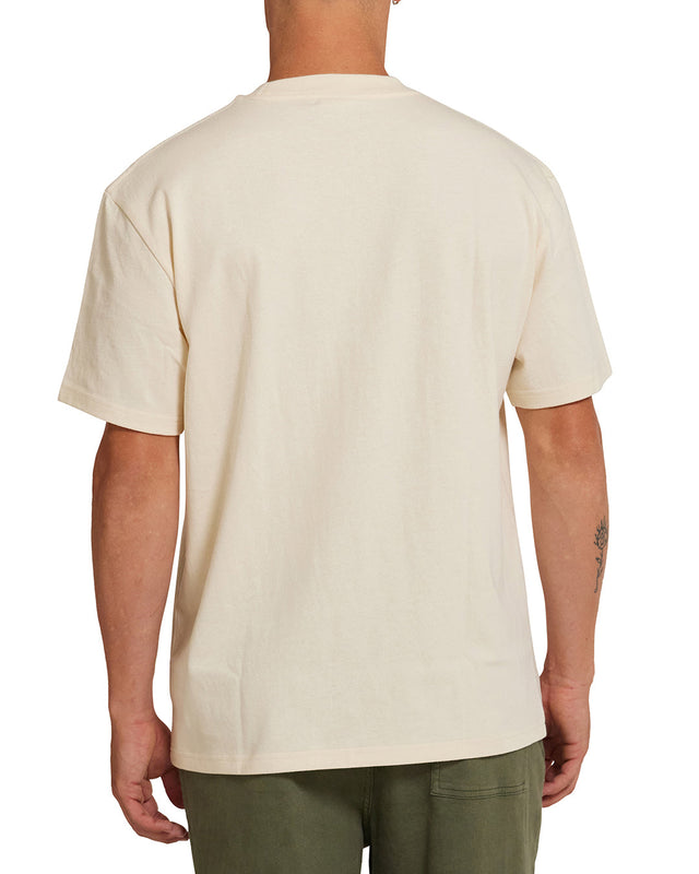 Emphatic Wave Tee - Dirty White