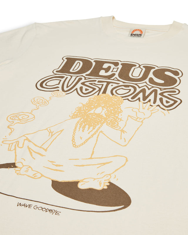 Emphatic Wave Tee - Dirty White