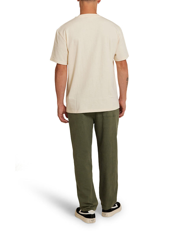Emphatic Wave Tee - Dirty White