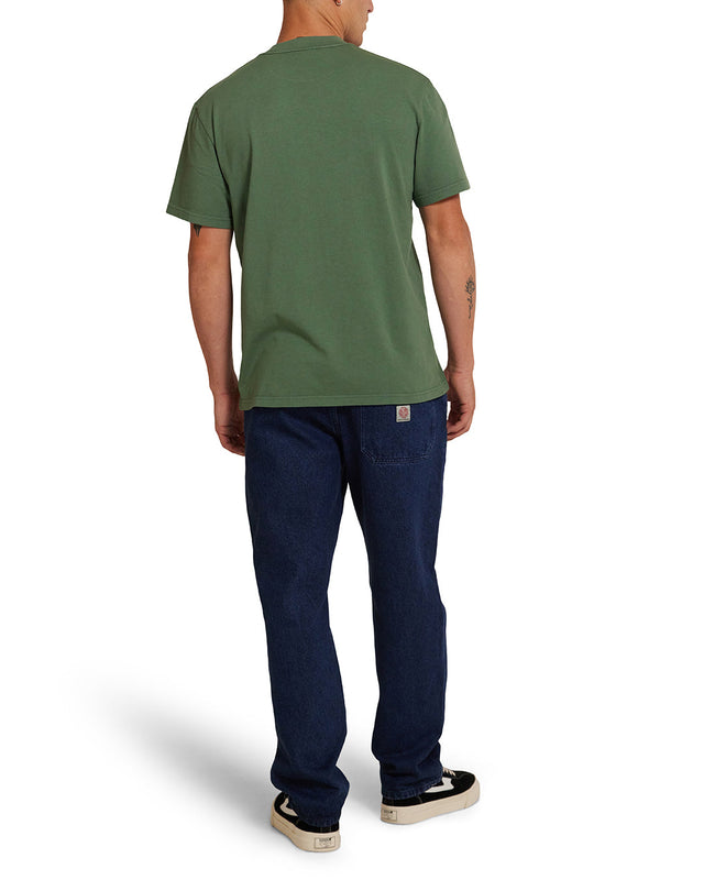 Camiseta de una sola aleta - Hillside Green