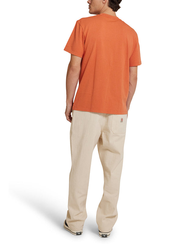 Camiseta Big Wave - Arcilla roja