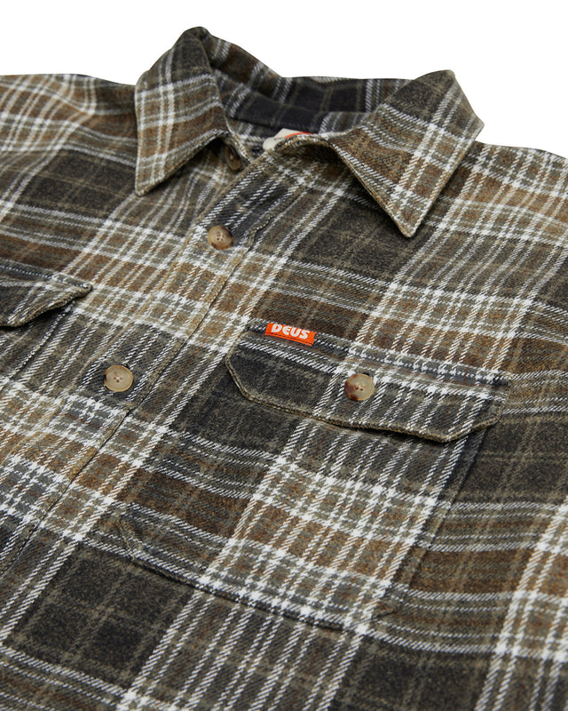 Camisa Vacay Check - Cuadros grises