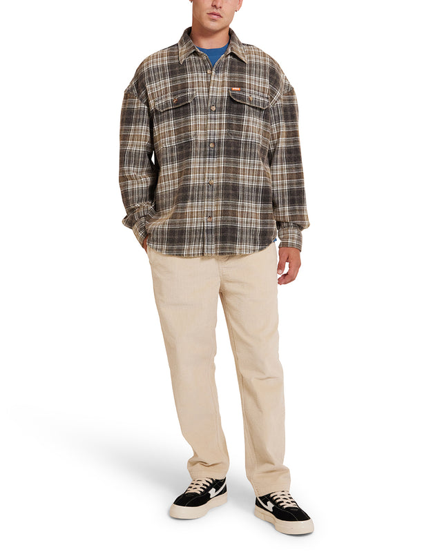 Camisa Vacay Check - Cuadros grises