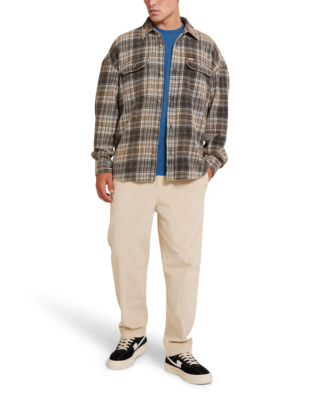 Camisa Vacay Check - Cuadros grises