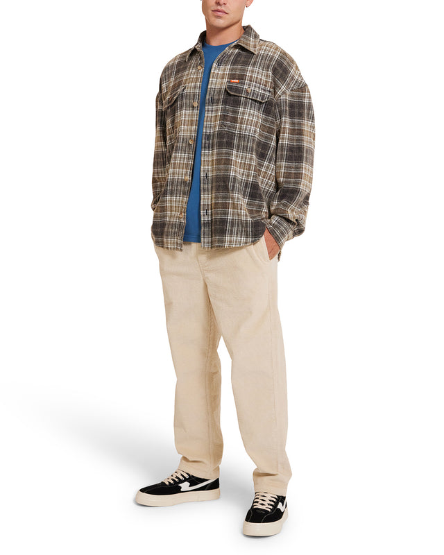 Camisa Vacay Check - Cuadros grises