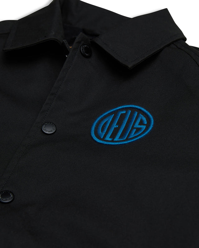 Chaqueta deportiva negra con logotipo de Pill