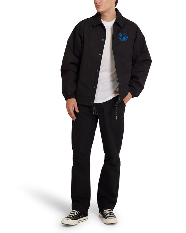 Pill Logo Coach Jacket - Black