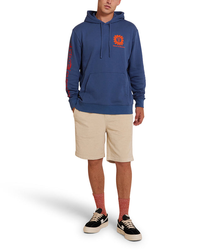 Sudadera con capucha Helios - Azul marroquí
