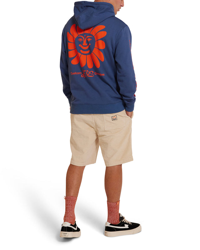 Sudadera con capucha Helios - Azul marroquí