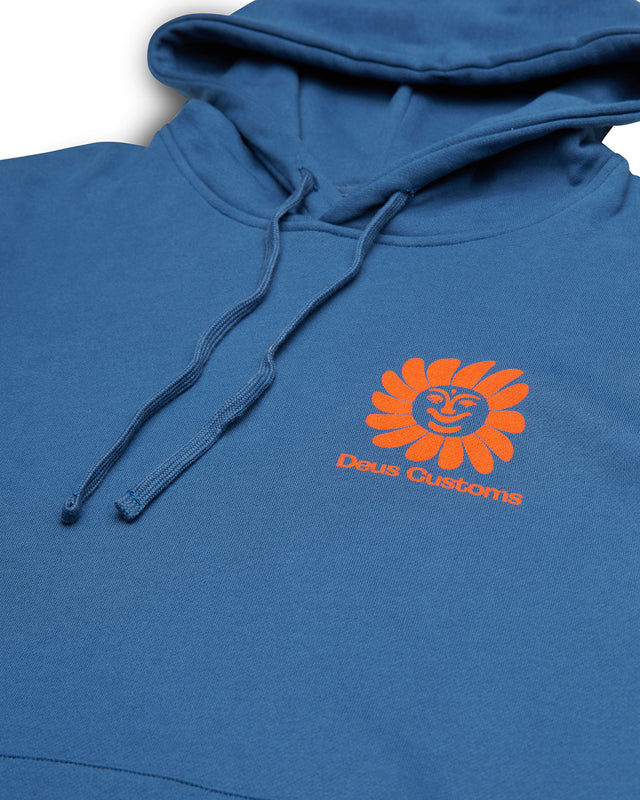 Sudadera con capucha Helios - Azul marroquí