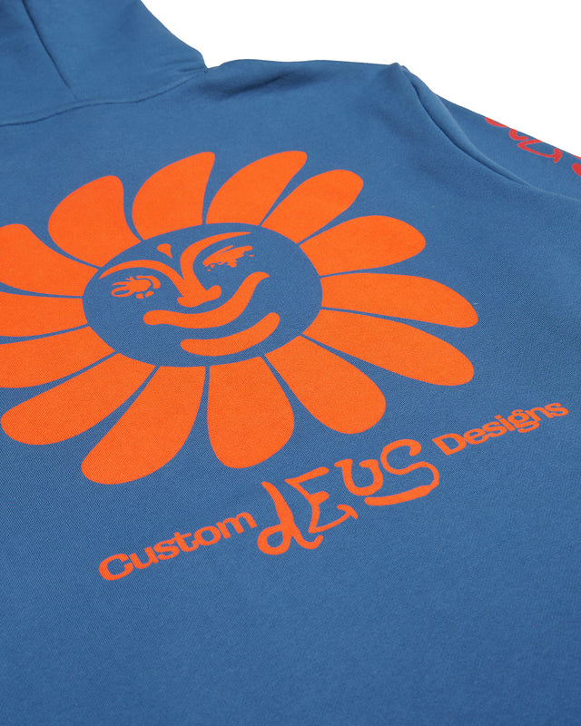 Sudadera con capucha Helios - Azul marroquí