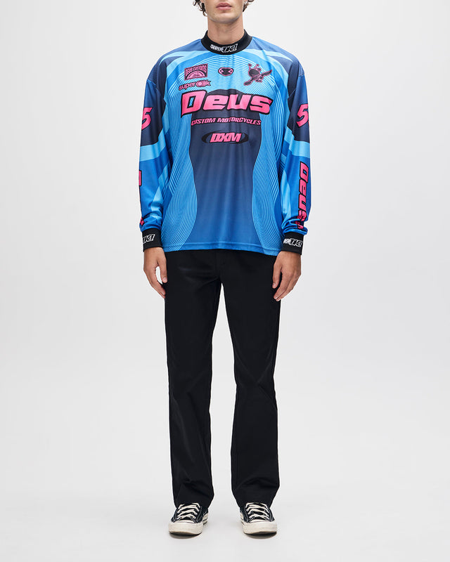 Camiseta Pledge Moto - Azul Eléctrico