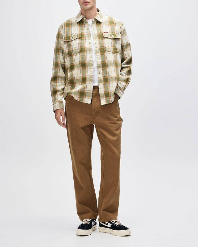 Camisa de cuadros Jermaine - Cuadros blancos sucios