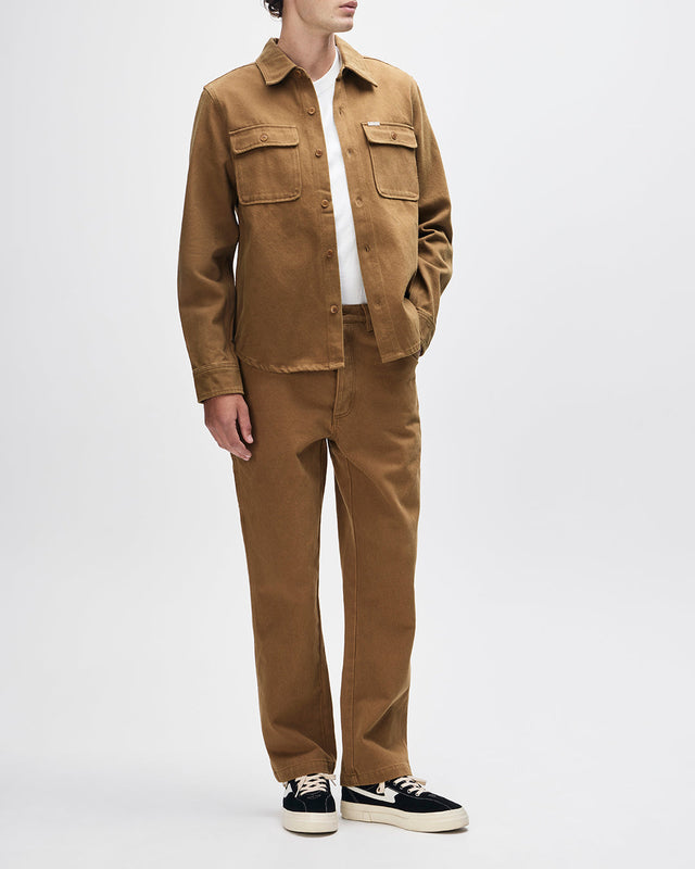 Camisa Vacay Overdye - Marrón Bronce