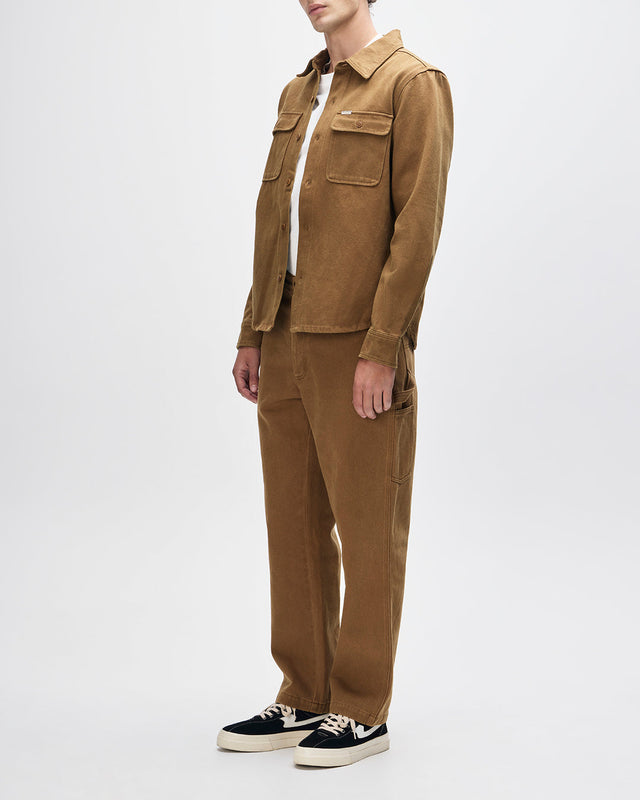 Camisa Vacay Overdye - Marrón Bronce