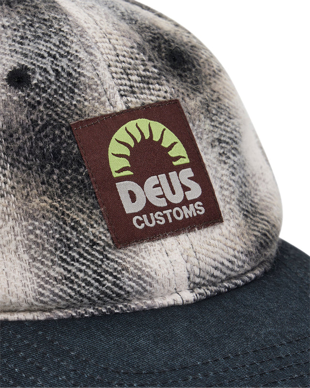 Gorra Vacay Check - Cuadros blancos