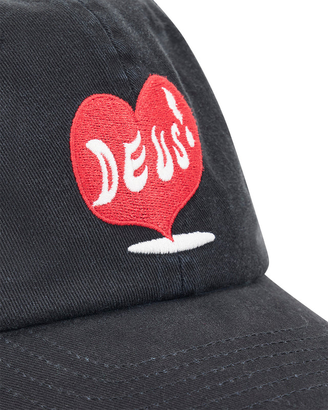 Gorra de papá de corte profundo - Negra