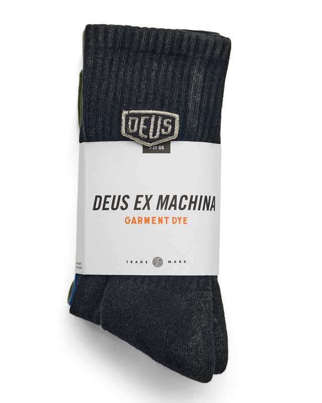 Shield Garment Dyed Socks 3 Pack Multi